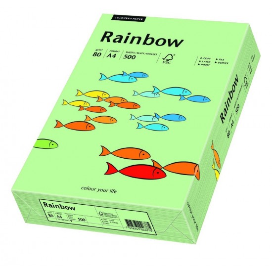 Hartie Color Copiator,a4,80g/mp,500coli/top Rainbow - Medium Green 88042629