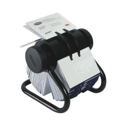 Fisier Rotativ Pentru 400 Carti De Vizita 57 X 102mm, Rolodex - Negru Fisier Rotativ Pentru 400 Carti De Vizita 57 X 102mm, Rolodex - Negru