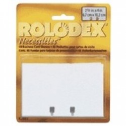 Rezerve Transparente Pentru Modele Cu Carti De Vizita 57 X 102mm, 40buc./blister, Rolodex Rezerve Transparente Pentru Modele Cu Carti De Vizita 57 X 102mm, 40buc./blister, Rolodex
