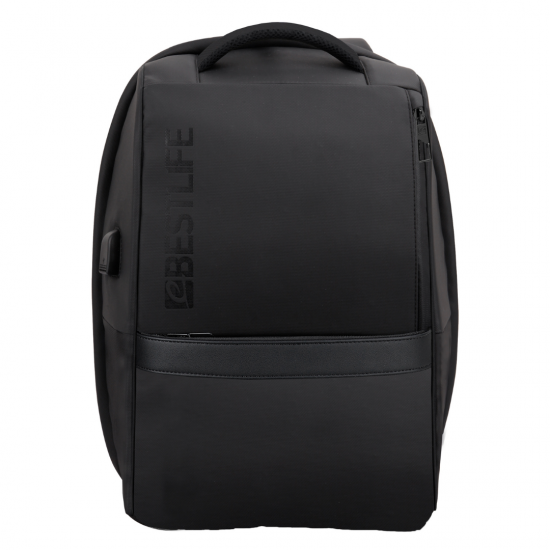 Rucsac Bestlife Neoton, 46x29x17cm, Compartiment Tableta Si Laptop 16 Inch, Negru