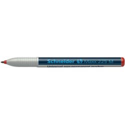 Universal Non-permanent Marker Schneider Maxx 225 M, Varf 1mm - Rosu
