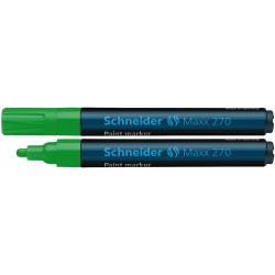 Marker Cu Vopsea Schneider Maxx 270, Varf Rotund 1-3mm - Verde Marker Cu Vopsea Schneider Maxx 270, Varf Rotund 1-3mm - Verde