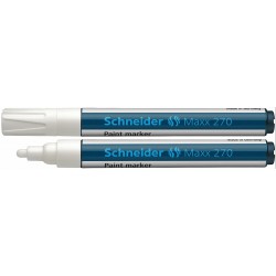 Marker Cu Vopsea Schneider Maxx 270, Varf Rotund 1-3mm - Alb Marker Cu Vopsea Schneider Maxx 270, Varf Rotund 1-3mm - Alb