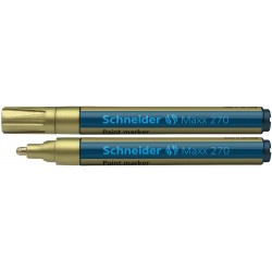 Marker Cu Vopsea Schneider Maxx 270, Varf Rotund 1-3mm - Auriu Marker Cu Vopsea Schneider Maxx 270, Varf Rotund 1-3mm - Auriu