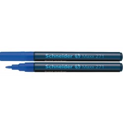 Marker Cu Vopsea Schneider Maxx 271, Varf Rotund 1-2mm - Albastru Marker Cu Vopsea Schneider Maxx 271, Varf Rotund 1-2mm - Albastru