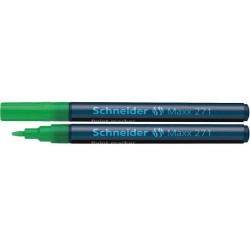 Marker Cu Vopsea Schneider Maxx 271, Varf Rotund 1-2mm - Verde Marker Cu Vopsea Schneider Maxx 271, Varf Rotund 1-2mm - Verde