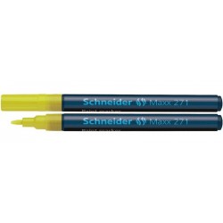 Marker Cu Vopsea Schneider Maxx 271, Varf Rotund 1-2mm - Galben Marker Cu Vopsea Schneider Maxx 271, Varf Rotund 1-2mm - Galben