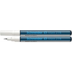 Marker Cu Vopsea Schneider Maxx 278, Varf Rotund 0.8mm - Alb