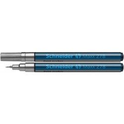 Marker Cu Vopsea Schneider Maxx 278, Varf Rotund 0.8mm - Argintiu Marker Cu Vopsea Schneider Maxx 278, Varf Rotund 0.8mm - Argintiu