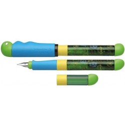 Stilou Schneider Base Kid (tip L - Stangaci) - Corp Albastru/verde