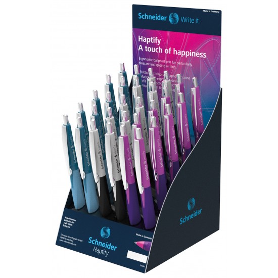 Display Schneider Haptify, 30 Pixuri - (10x S-135313, 10x S-135320, 10x S-135349) - Scriere Albastra