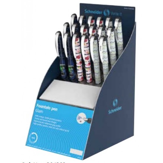 Sis Display Schneider Glam, 17 Stilouri - (6x S-167736, 6x S-167738, 5x S-167737)