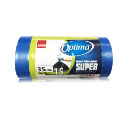 Saci Menaj 35l, 15buc/rola, Sano Optima - Albastri Saci Menaj 35l, 15buc/rola, Sano Optima - Albastri