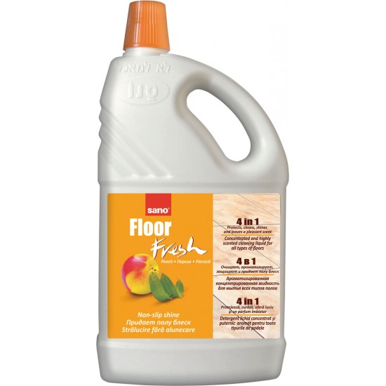 Detergent Pentru Pardoseli, Curata Si Parfumeaza, 2l, Sano Floor Fresh Peach
