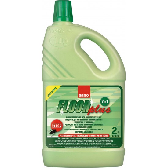 Detergent Pentru Pardoseli, Curata, Parfumeaza Si Respinge Insectele, 2 Litri, Sano Floor Plus