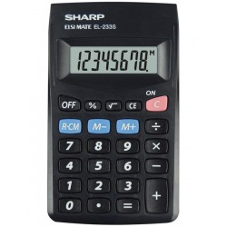 Calculator De Buzunar, 8 Digits, 103 X 60 X 8 Mm, Sharp El-233sbbk - Negru Calculator De Buzunar, 8 Digits, 103 X 60 X 8 Mm, Sharp El-233sbbk - Negru