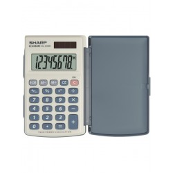 Calculator De Buzunar, 8 Digits, 105 X 64 X 11 Mm, Dual Power, Capac Plastic, Sharp El-243s - Gri Calculator De Buzunar, 8 Digits, 105 X 64 X 11 Mm, Dual Power, Capac Plastic, Sharp El-243s - Gri