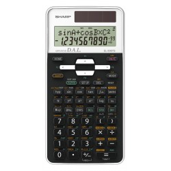 Calculator Stiintific, 12 Digits, 470 Functii, 161x80x15 Mm, Dual Power, Sharp El-506tswh - Alb Calculator Stiintific, 12 Digits, 470 Functii, 161x80x15 Mm, Dual Power, Sharp El-506tswh - Alb