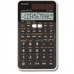 Calculator Stiintific, 12 Digits, 273 Functii, 144x75x10 Mm, Dual Power, Sharp El-510rt - Negru Calculator Stiintific, 12 Digits, 273 Functii, 144x75x10 Mm, Dual Power, Sharp El-510rt - Negru