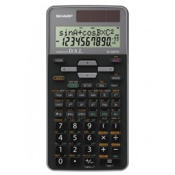 Calculator Stiintific, 10 Digits, 400+ Functii, 161x80x15 Mm, Dual Power, Sharp El-520tggy - Gri Calculator Stiintific, 10 Digits, 400+ Functii, 161x80x15 Mm, Dual Power, Sharp El-520tggy - Gri