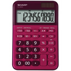 Calculator De Birou, 10 Digits, 149 X 100 X 27 Mm, Dual Power, Sharp El-m335brd - Rosu Calculator De Birou, 10 Digits, 149 X 100 X 27 Mm, Dual Power, Sharp El-m335brd - Rosu