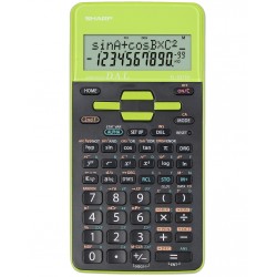 Calculator Stiintific, 10 Digits, 273 Functii, 161x80x15mm, Dual Power, Sharp El-531thgr-negru/verde Calculator Stiintific, 10 Digits, 273 Functii, 161x80x15mm, Dual Power, Sharp El-531thgr-negru/verde