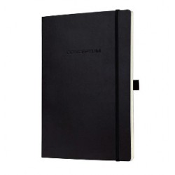 Caiet Lux Cu Elastic, Coperti Soft, A4(187 X 270mm), 97 File, Conceptum - Classic Negru - Matematica Caiet Lux Cu Elastic, Coperti Soft, A4(187 X 270mm), 97 File, Conceptum - Classic Negru - Matematica