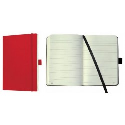 Caiet Lux Cu Elastic, Coperti Soft, A5(135 X 210mm), 97 File, Conceptum - Classic Rosu - Dictando