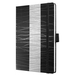 Caiet Lux Cu Elastic, Coperti Rigide, A6(95 X 140mm), 97 File, Conceptum - Purist Waves - Velin