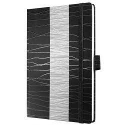 Caiet Lux Cu Elastic, Coperti Rigide, A6(95 X 140mm), 97 File, Conceptum - Purist Waves - Dictando