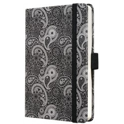 Caiet Lux Cu Elastic, Coperti Rigide, A6(95 X 140mm), 97 File, Conceptum - Glam Paisley - Dictando