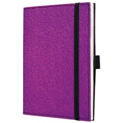 Caiet Lux Cu Elastic, Coperti Soft, A6(101 X 148mm), 97 File, Conceptum - Mystic Violet - Velin