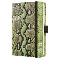 Caiet Lux Cu Elastic, Coperti Imitatie Crocodil, A6(95 X 150mm), 97 File, Conceptum-verde-matematica