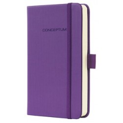 Caiet Lux Cu Elastic, Coperti Softwave, A6(95 X 150mm), 97 File, Conceptum - Magic Purple-matematica