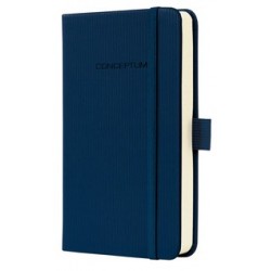 Caiet Lux Cu Elastic, Coperti Softwave, A6(95 X 150mm), 97 File, Conceptum -midnight Blue-matematica