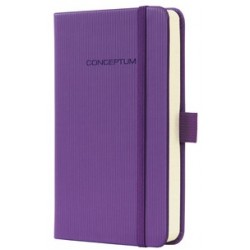 Caiet Lux Cu Elastic, Coperti Softwave, A6(95 X 150mm), 97 File, Conceptum - Magic Purple - Dictando