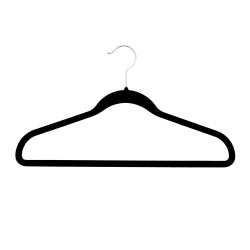 Umeras Din Plastic Invelit In Catifea,antialunecare,fara Bara,culoare Neagra,45x22x0.5cm,15buc/set