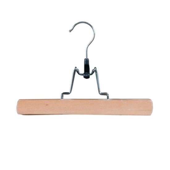 Umeras Din Lemn De Artar De Calitate A, Pentru Pantaloni, Culoare Natur, 25x16x3cm,16 Buc/set-111530