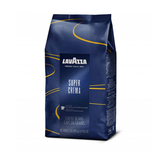 Cafea Lavazza Super Crema, 1000 Gr./pachet - Boabe