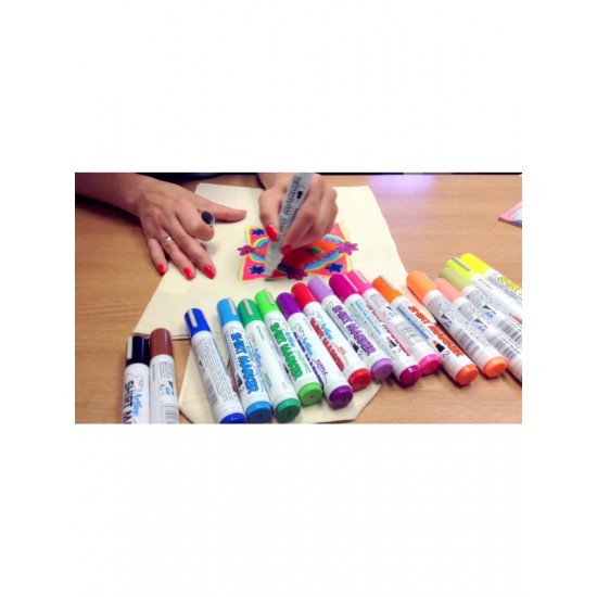 T-shirt Marker Artline, Corp Plastic, Varf Rotund 2.0mm - Mov