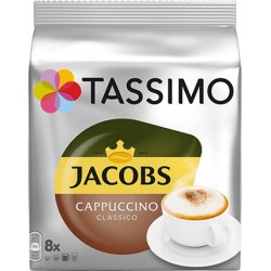 Capsule Cu Cafea Jacobs Tassimo Capucino Classico - 8 Capsule - 260gr/pachet