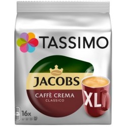 Capsule Cu Cafea Jacobs Tassimo Caffe Crema Classico Xl - 16 Capsule - 132gr/pachet