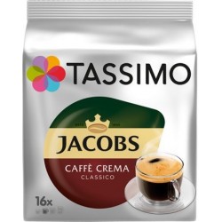 Capsule Cu Cafea Jacobs Tassimo Caffe Crema Classico - 16 Capsule - 112gr/pachet