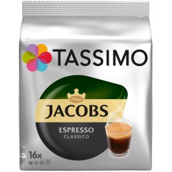 Capsule Cu Cafea Jacobs Tassimo Espresso Classico - 16 Capsule - 118gr/pachet
