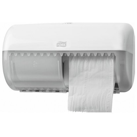 Dispencer Hartie Igienica Pt.2 Role Mici , 158x286x153 Mm ,alb, Tork
