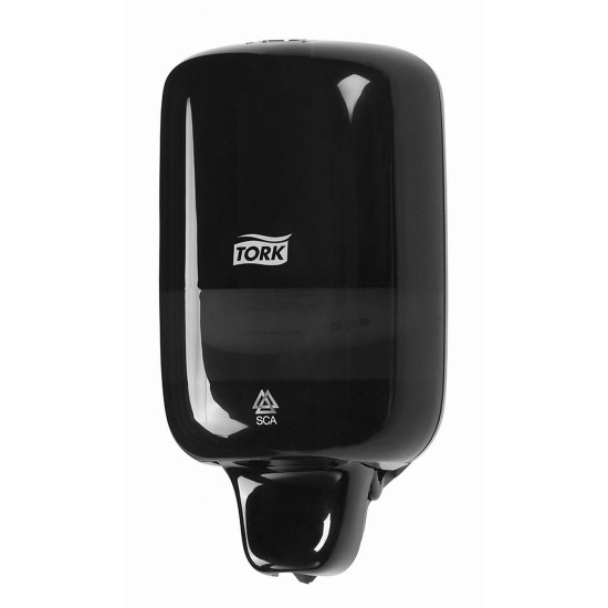 Dispencer Sapun Lichid Tork , Mare (11,2*10,5*18,8 Cm) - Negru