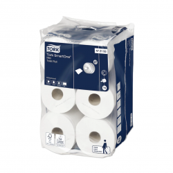 Hartie Igienica Tork Advanced Smartone Mini, 2 Straturi, 13.4cm X 207m, 12 Role/bax - Alba