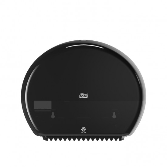 Dispencer Tork Elevation, Pentru Hartie Igienica Rola Mini Jumbo, 275x345x132mm - Negru