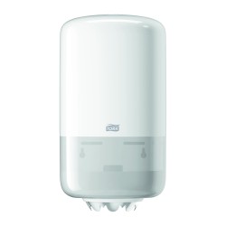 Dispencer Tork Elevation Mini, Pt. Prosop Rola Mini Jumbo, Derulare Centrala, 321x174x165mm - Alb