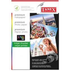 Hartie Foto Lucioasa, Pentru Inkjet, A4 - 180gsm, 25 Coli/top, Tanex